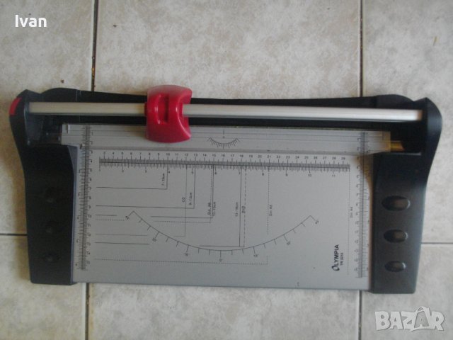 Нов Ролков Нож / Резачка За Рязане На Хартия-А4-Алуминиев-OLYMPIA TR 3210-Герм/КНР, снимка 13 - Други инструменти - 40073401