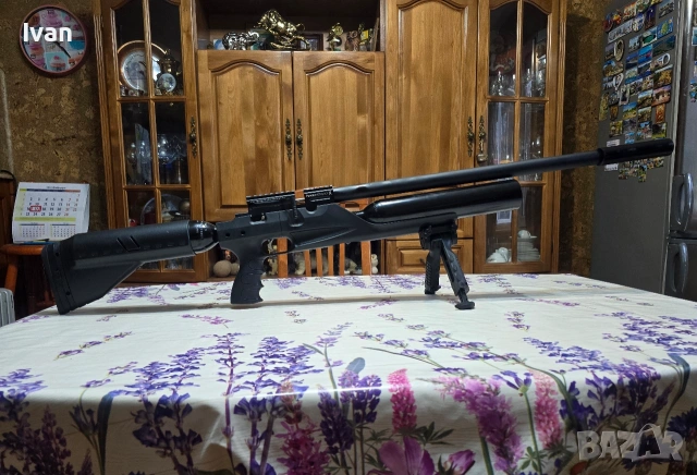 Въздушна пушка Kral Arms Big Max 6,35 + заглушител, снимка 2 - Въздушно оръжие - 53527490