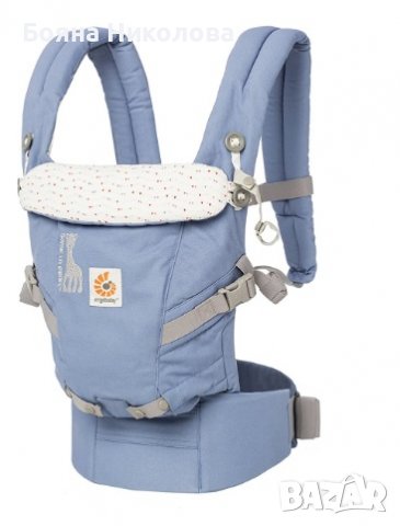 Ергономична раница Ергобейби - 4 позиции, оригинална, снимка 3 - Кенгура и ранички - 39250400