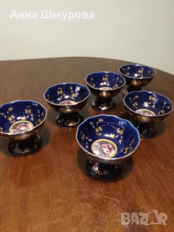 Чинии -6 бр. - диагонал 26 см. цена; 1 чиния-25лев  LEFARD IN LOVE, снимка 2 - Сервизи - 49777489