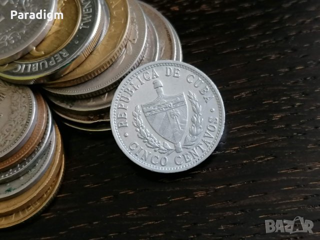 Монета - Куба - 5 центавос | 1971г., снимка 2 - Нумизматика и бонистика - 28677106