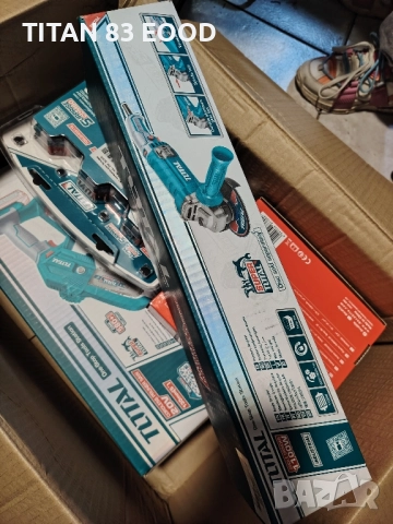 Ъглошлайф TOTAL Industrial, 1100 W, 5000 - 12000 об/мин, Ф 125 мм, снимка 4 - Други инструменти - 52453860