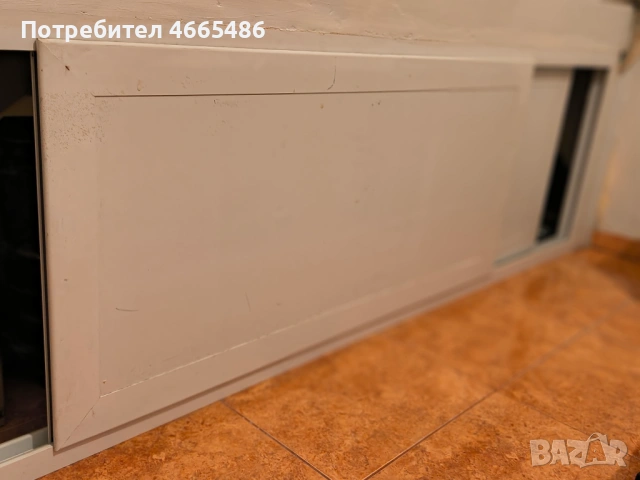 ПВЦ Профил с две плъзгащи врати-224см шир/59см висок, снимка 5 - Дограми - 53067682