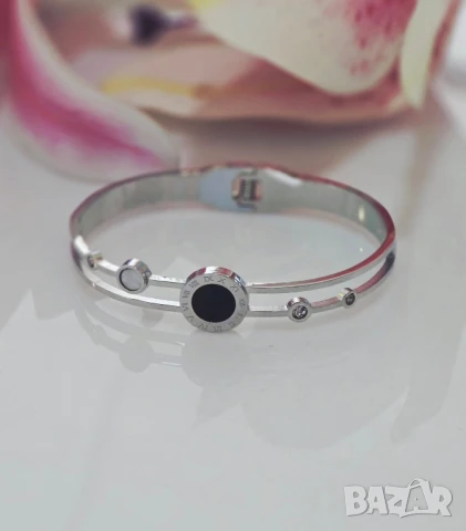 гривна от медицинска стомана в кутия Bvlgari , снимка 3 - Гривни - 51147091