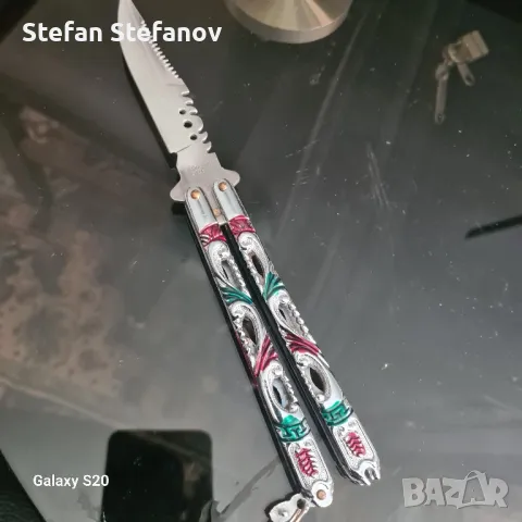 джобен нож пеперуда, снимка 4 - Ножове - 49435408