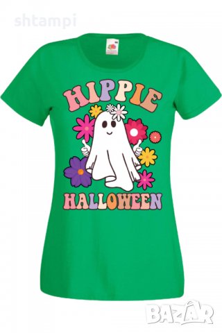 Дамска тениска Hippie Halloween,Halloween,Хелоуин,Празник,Забавление,Изненада,Обичаи,, снимка 8 - Тениски - 38146774