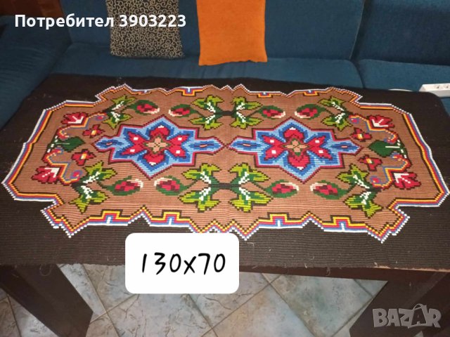 черги и килими автентични битови ретро ръчна изработка тъкани бродирани, снимка 12 - Други ценни предмети - 43094717