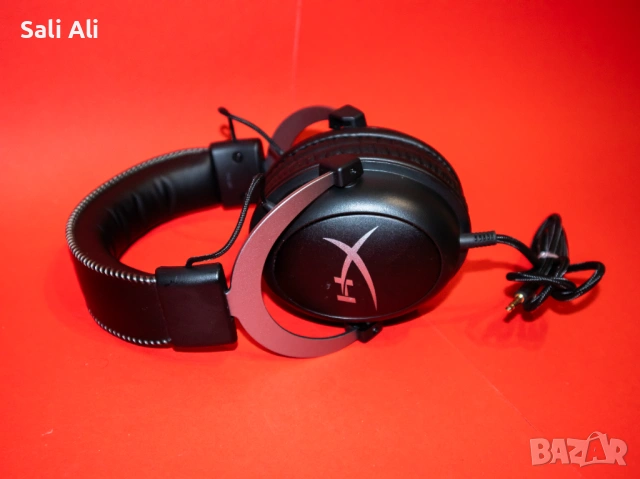 HyperX Cloud KHX-HSCP-RD геймърски слушалки черно PC PS4 Xbox, снимка 3 - Слушалки и портативни колонки - 53480021