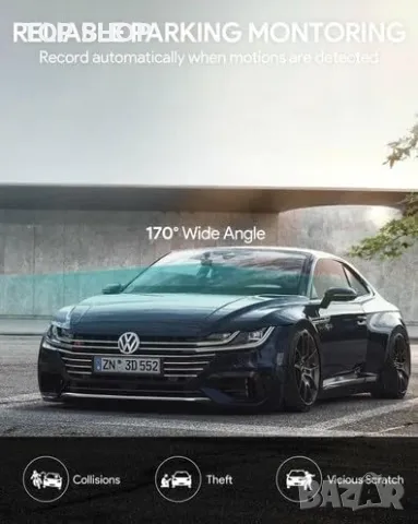 Нова 1080P HD Dash Cam Автомобилна Камера Нощно Виждане G-Сензор, снимка 4 - Друга електроника - 49239134