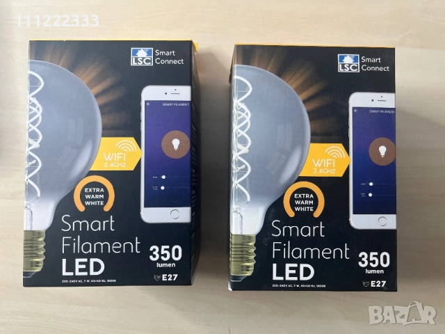 Смарт LED крушки LSC Smart Connect WiFi 2.4GHz – 350 lm, E27, Extra Warm White