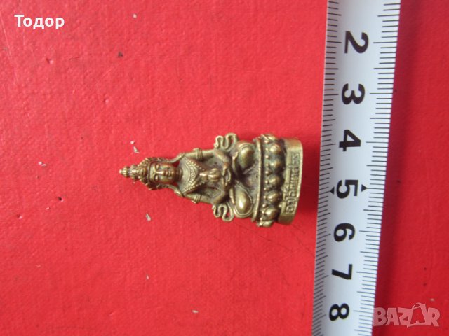 Бронзова фигурка Буда фигура, снимка 2 - Колекции - 36592784