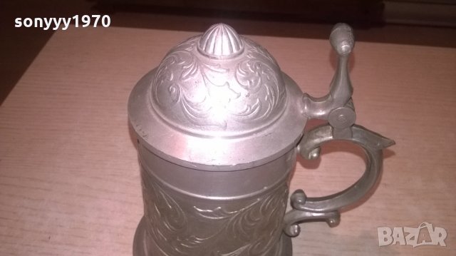 МЕТАЛНА РЕТРО ХАЛБА-16Х14Х10СМ-ВНОС ХОЛАНДИЯ, снимка 8 - Антикварни и старинни предмети - 27810380