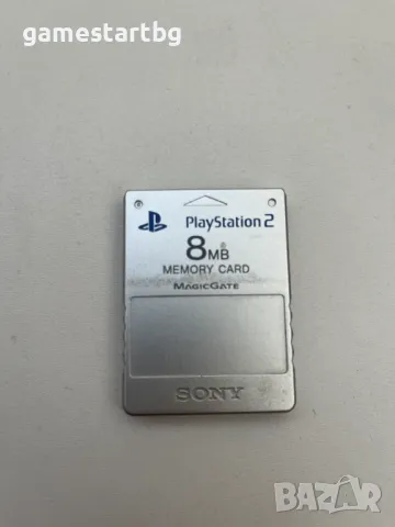 Оригинална мемори карта 8mb - сива за PS2