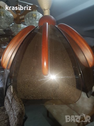 Стъклен абажур , снимка 2 - Други стоки за дома - 23292045