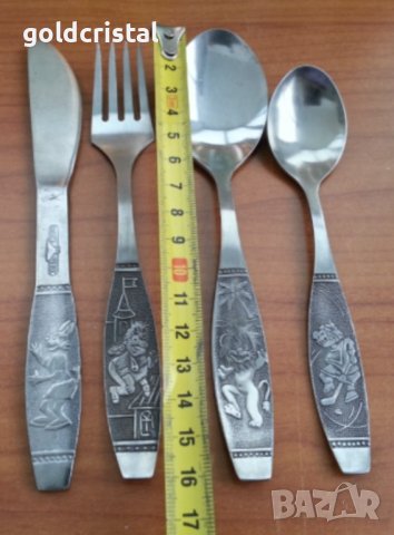 Руски комплект  прибори за хранене, снимка 4 - Антикварни и старинни предмети - 24069798