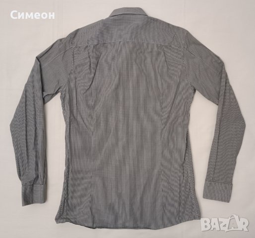 Hugo Boss Slim Fit оригинална риза M Бос Слим Фит риза дълъг ръкав, снимка 4 - Ризи - 43019594