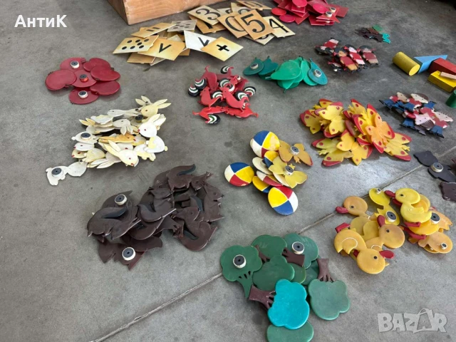 Соц Детски Фигури с Магнит Учтехпром, снимка 6 - Колекции - 50584112