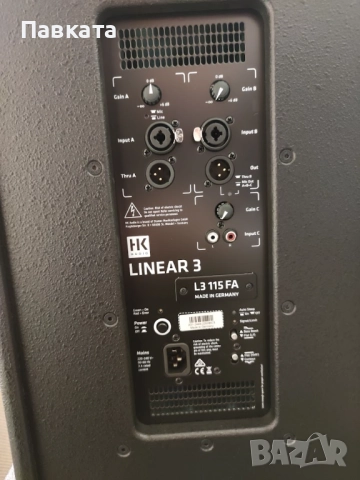 HK Audio Linear 3 115 FA, снимка 3 - Тонколони - 52996557