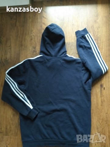 adidas Essential 3 Stripe Hoodie - страхотно мъжко горнище , снимка 10 - Спортни дрехи, екипи - 38902648