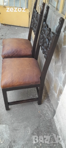 Столове-антикварни-2бр.№030, снимка 8 - Столове - 52489173