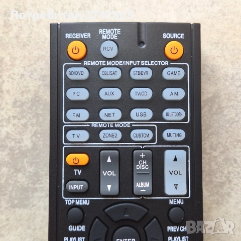 Дистанционно за ресивър Onkyo RC-879, снимка 2 - Ресийвъри, усилватели, смесителни пултове - 52405425