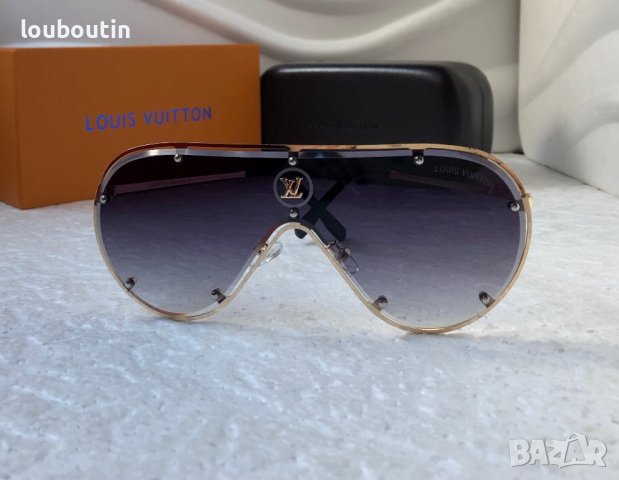 Louis Vuitton Mъжки слънчеви очила маска висок клас, снимка 2 - Слънчеви и диоптрични очила - 39123065