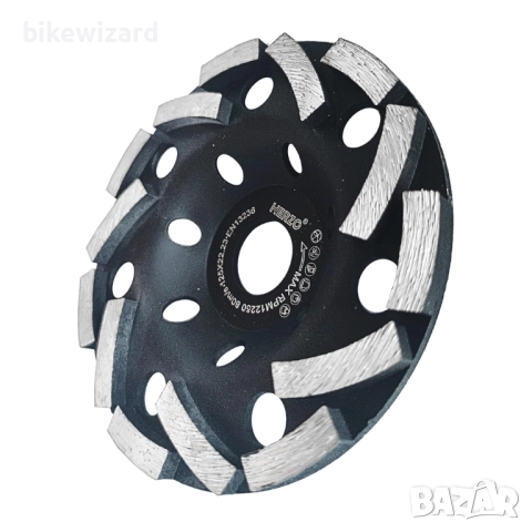 HERZO 125 мм x 22,23 мм, шлифовъчен диск за бетон НОВ, снимка 4 - Други инструменти - 52819138