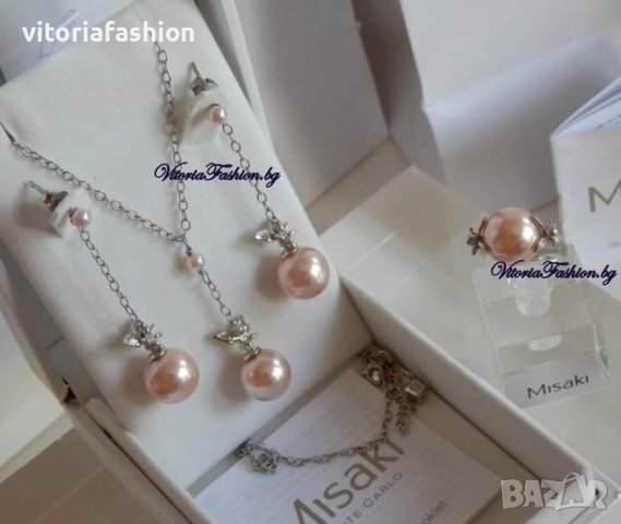 Misaki дамски сребърен комплект, снимка 4 - Бижутерийни комплекти - 44113491