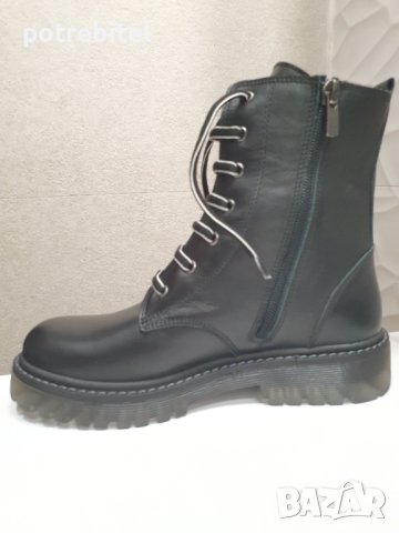 Дамски боти естествена кожа N36, снимка 3 - Дамски боти - 43412108