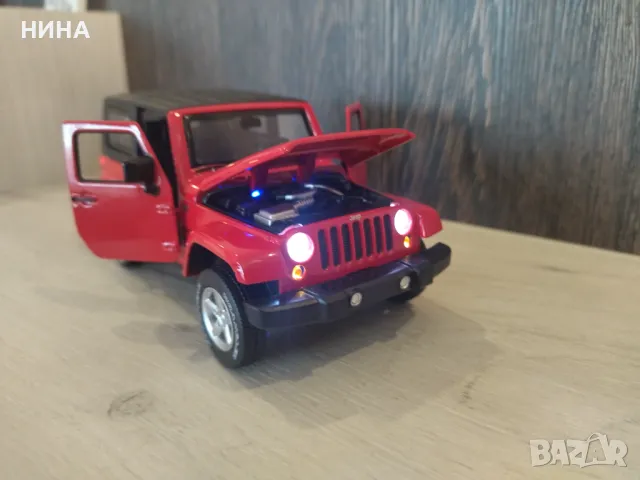 Метална количка  Jeep Wrangler !!!, снимка 1 - Колекции - 48013459