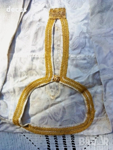 Старо християнско свещеническо облекло - Стихар, 19-20 век, снимка 5 - Антикварни и старинни предмети - 51463354