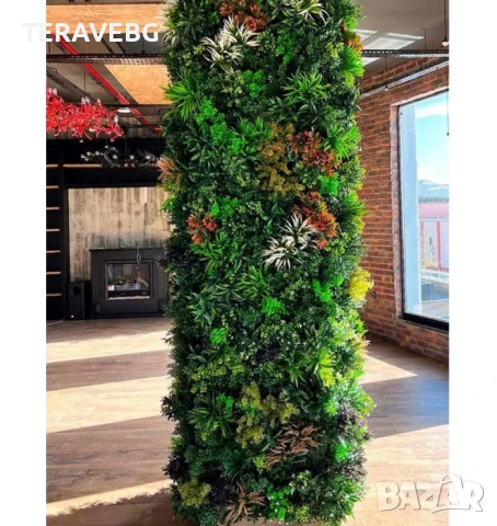 Изкуствени зелени стени , снимка 2 - Декорация за дома - 50801465