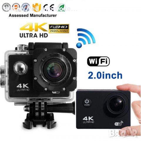 Екшън камера 4K HD WI-FI, снимка 1 - Камери - 27062587