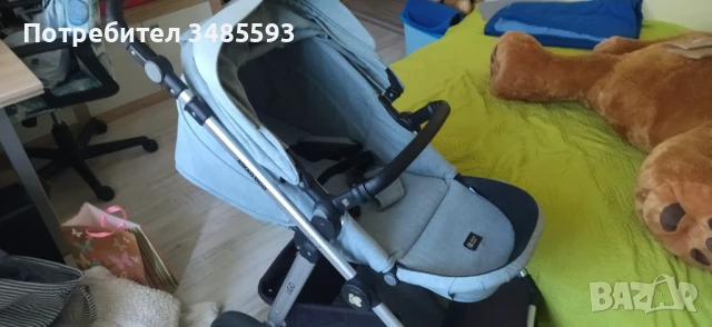 Детска/бебешка количка KikkaBoo 3 в 1, снимка 6 - За бебешки колички - 51393589