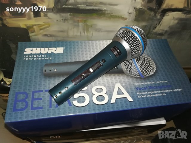 shure beta sm58s-profi microphone-внос швеицария, снимка 5 - Микрофони - 29059178