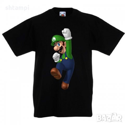 Детска тениска Супер Марио Super Mario Luigi, снимка 1 - Детски тениски и потници - 32939981