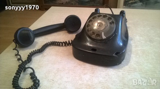 бакелитов стар телефон-антика, снимка 5 - Колекции - 28121063