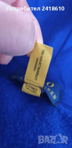 POLO Ralph Lauren Cotton Mens Size S /M ОРИГИНАЛ! Мъжки Суичер!, снимка 12 - Спортни дрехи, екипи - 47865982