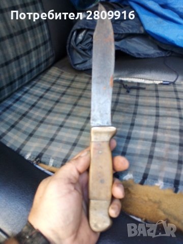 Стар нож масивен , снимка 2 - Колекции - 37899778