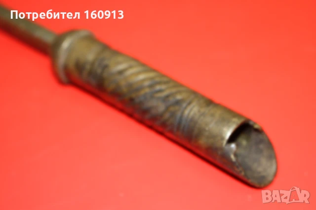 Османски балкански дозатор за барут за кремъчни капсулни пушки пищови., снимка 5 - Антикварни и старинни предмети - 51121463