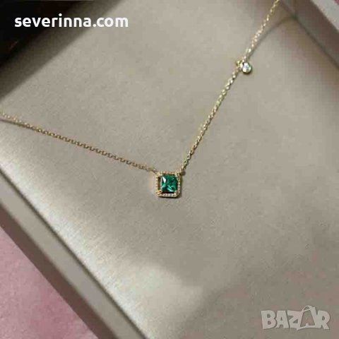 Сребърно колие Северинна 14к покритие, снимка 1