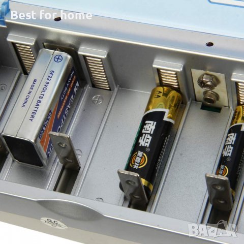Цифрово интелигентно LCD зарядно устройство за батерии, снимка 7 - Друга електроника - 39375710