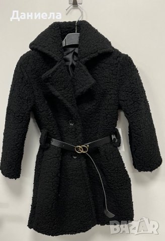 Меко палтенце с колан, снимка 3 - Детски якета и елеци - 42940258