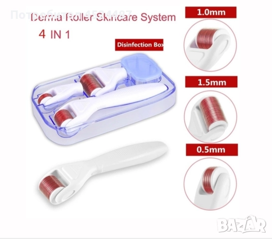 Масажор за лице, 4 в 1 с три ролки за масаж, снимка 5 - Други - 52658466