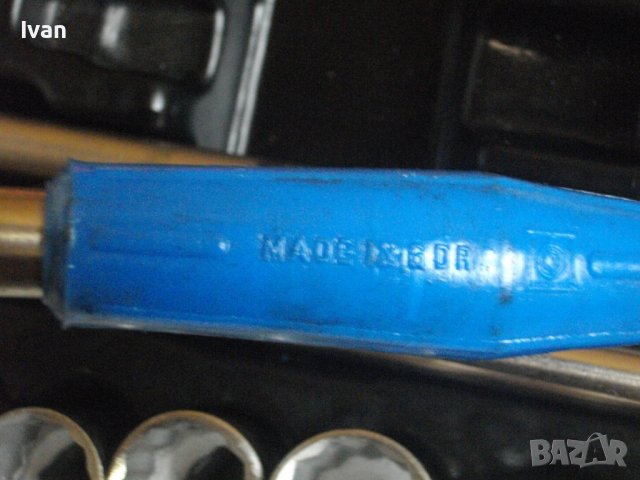 Made in GDR-Старо Качество Немска Гедория/Гидория-Инструменталиум-11-32мм-25 части-Хром-Ванадиум, снимка 17 - Други инструменти - 40343264