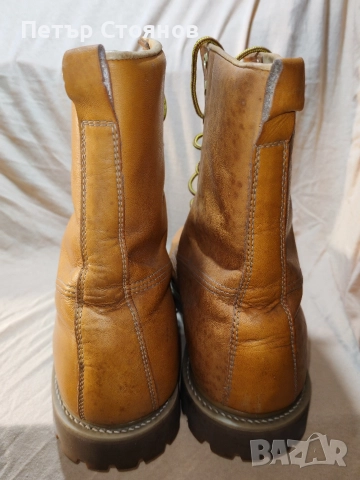 Датски кубински от естествена кожа стар образец р-р 46, снимка 5 - Мъжки боти - 52673823