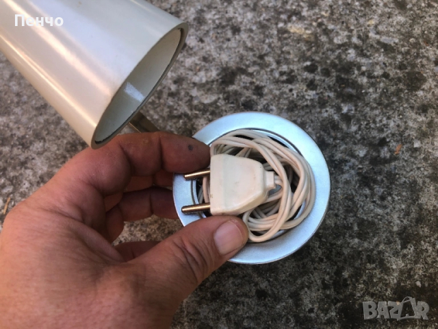 стара дизайнерска настолна/сгъваема, туристическа, джобна/ лампа "LAMPETTE" - MADE IN GERMANY - МИНИ, снимка 6 - Антикварни и старинни предмети - 51754620