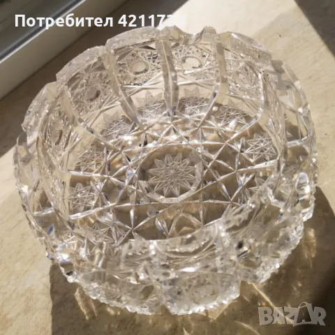 кристален пепелник НОВО, снимка 4 - Декорация за дома - 49907620