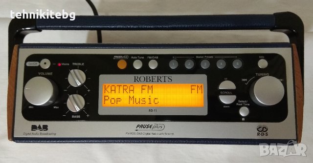 ⭐⭐⭐ █▬█ █ ▀█▀ ⭐⭐⭐ ROBERTS RD-11 - английско дизайнерско радио с DAB/FM тунер с RDS,PTY,RT,CT, снимка 3 - Радиокасетофони, транзистори - 26269154