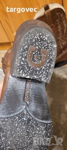 мъжки каубойски кожени ботуши дуранго 46 номер, снимка 4 - Мъжки ботуши - 52357294